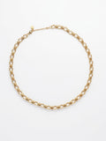 GOLD INDUSTRIAL LINK CHAIN NECKLACE