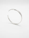 SILVER WAVE CUFF BANGLE