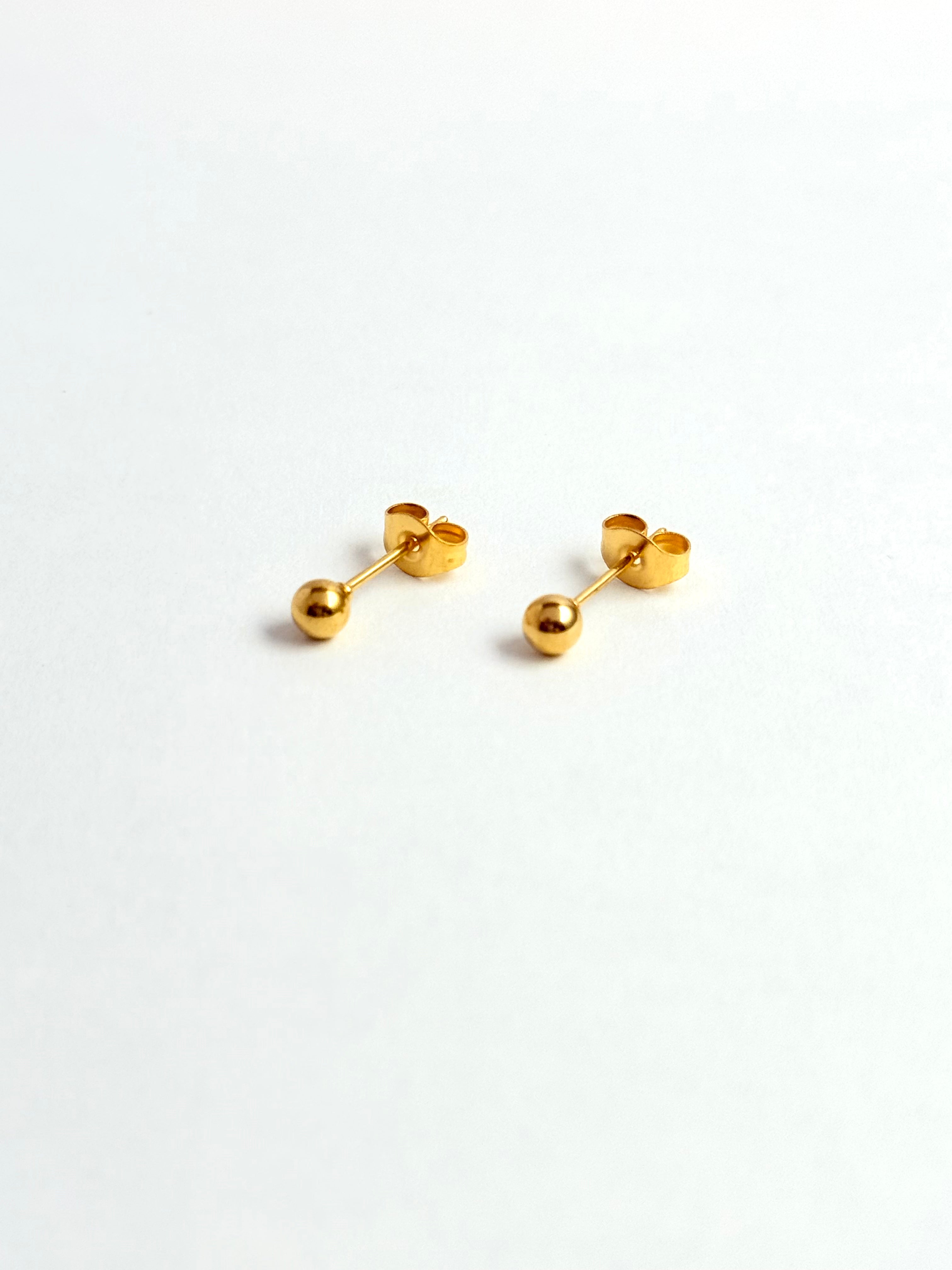 GOLD STAINLESS STEEL BALL STUDS