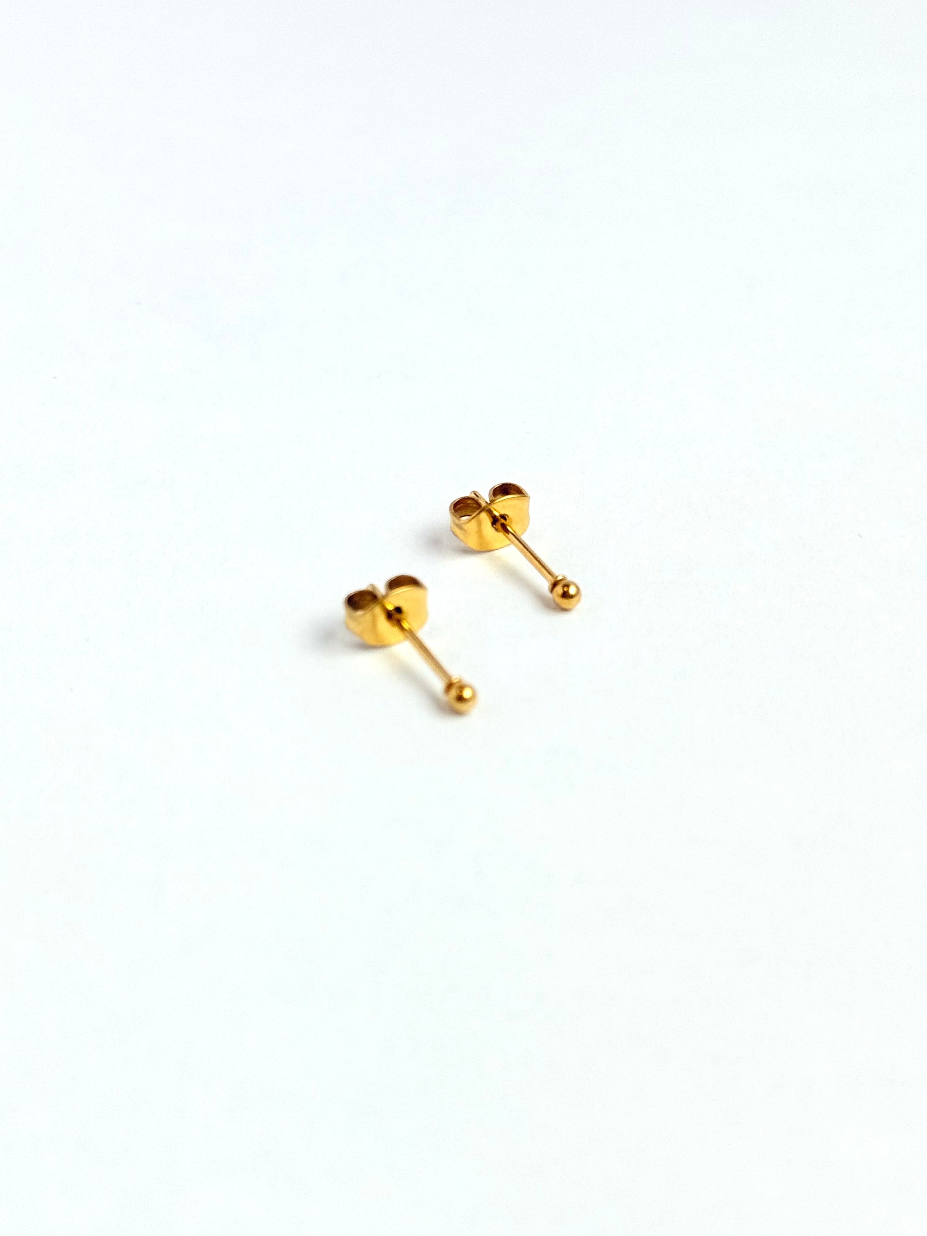 GOLD STAINLESS STEEL BALL STUDS