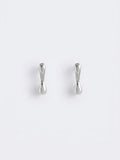 SILVER DOUBLE TEARDROP JACKET EARRINGS