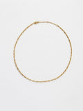 GOLD FINE BOX LINK CHAIN NECKLACE