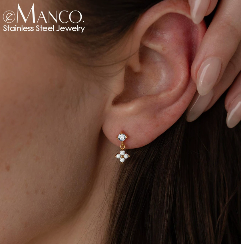 FLOWER DROP EARRINGS